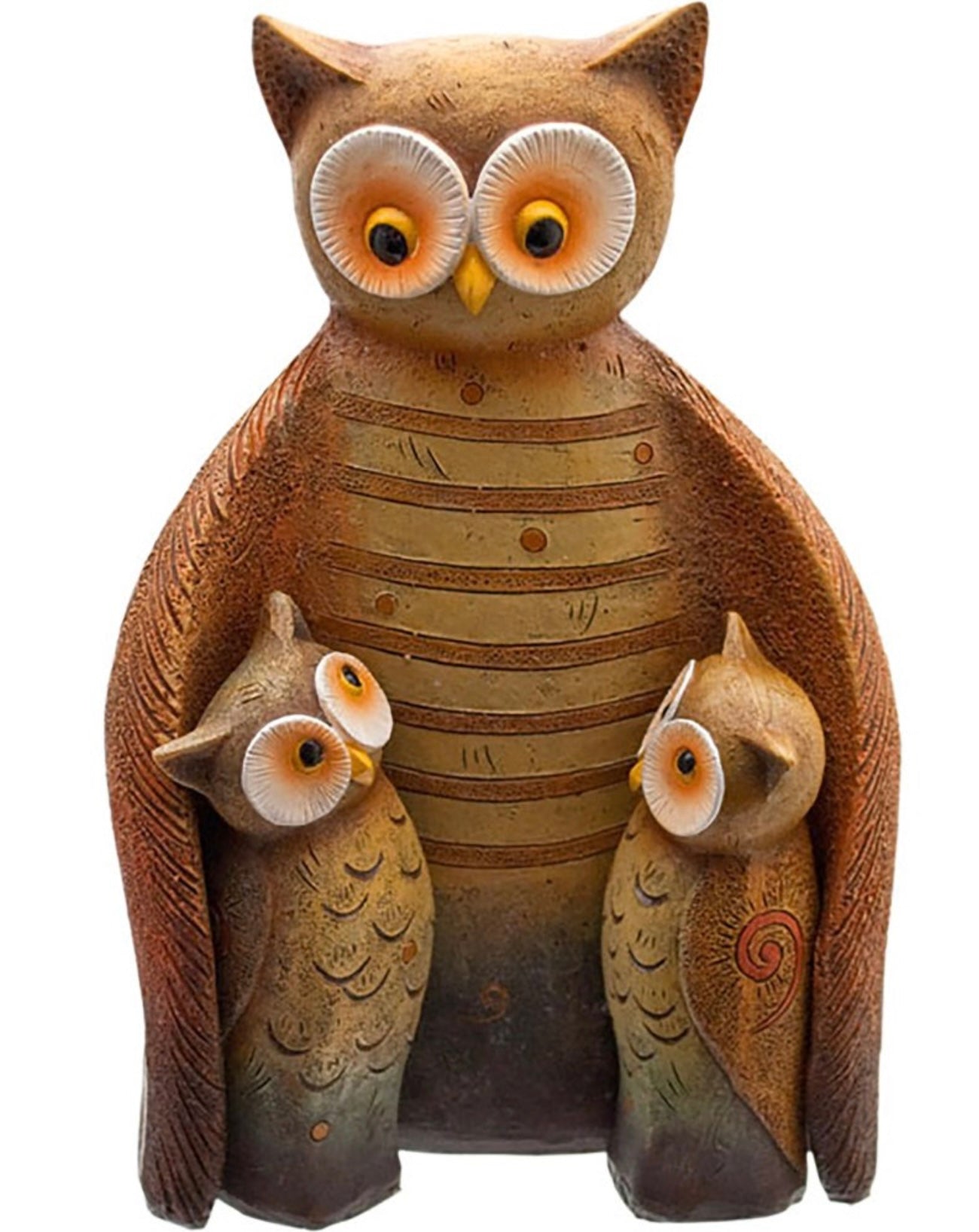 Owl family ornament