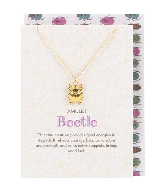 Beetle gift necklace