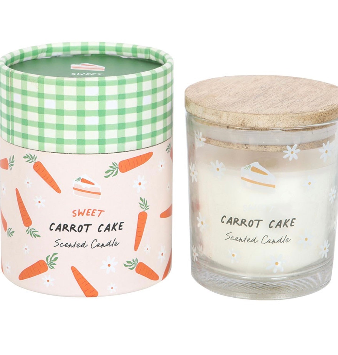 Carrot cake candle