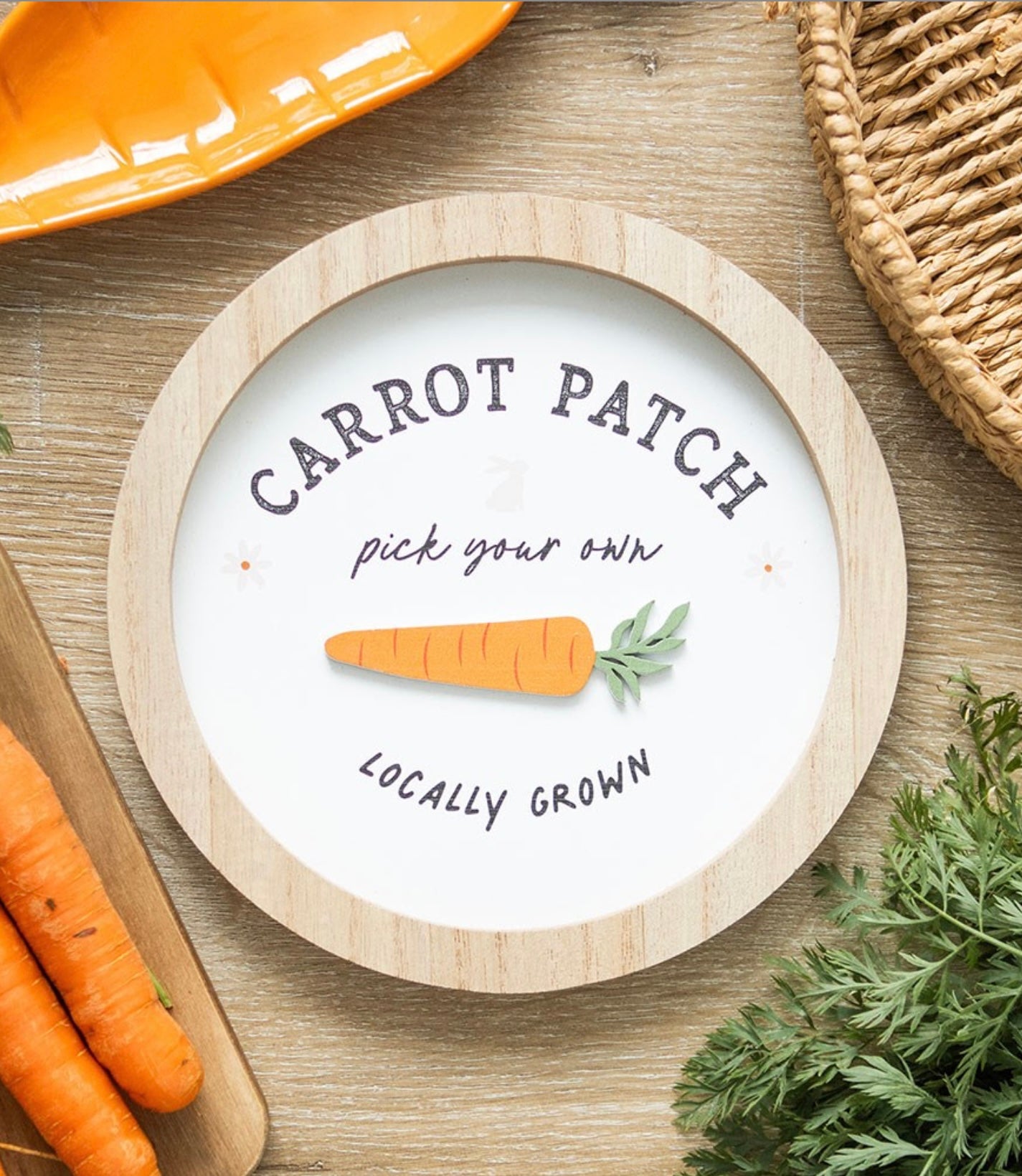 Carrot patch sign