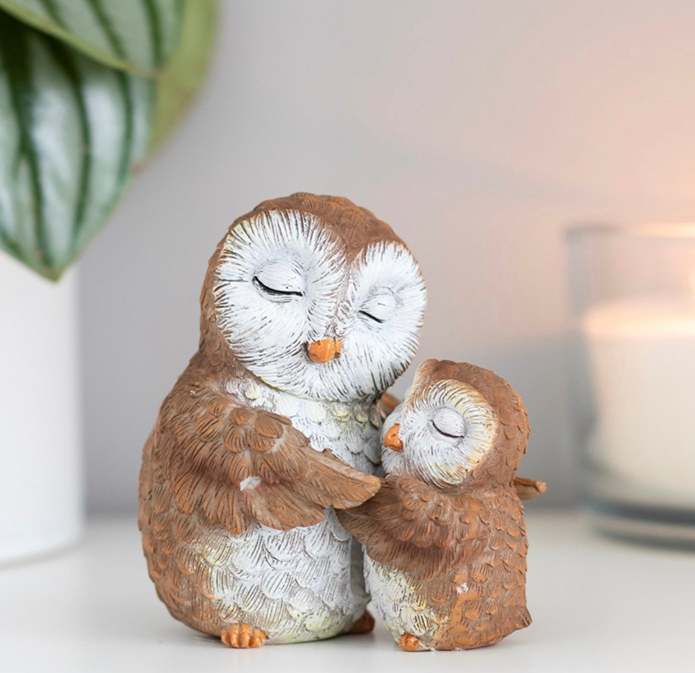 Owl always love you owl mother and baby ornament