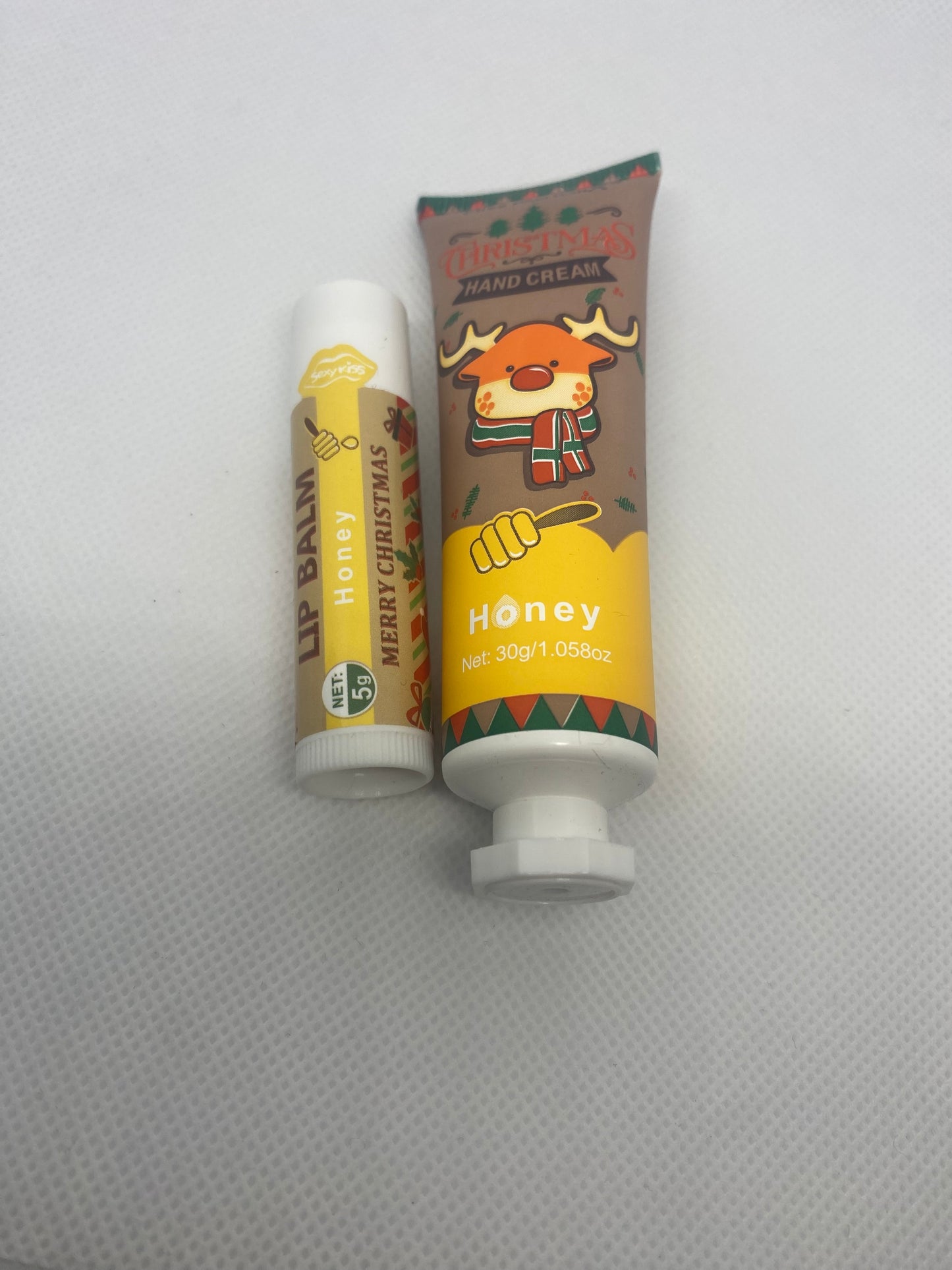 Hand cream and lip balm duo