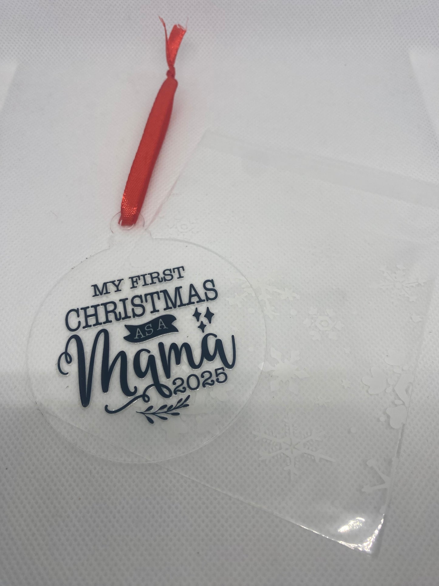 2D Christmas tree baubles