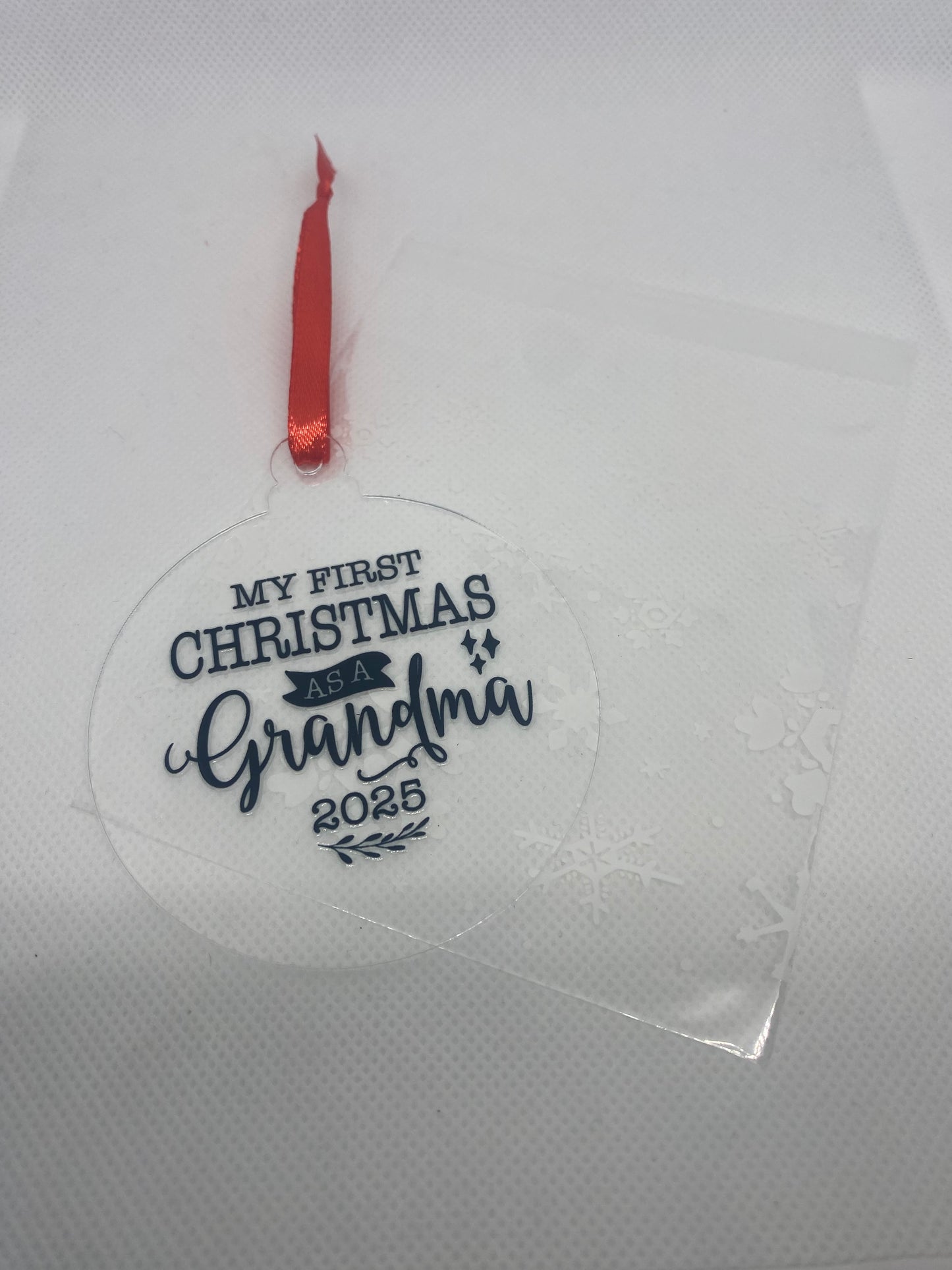 2D Christmas tree baubles