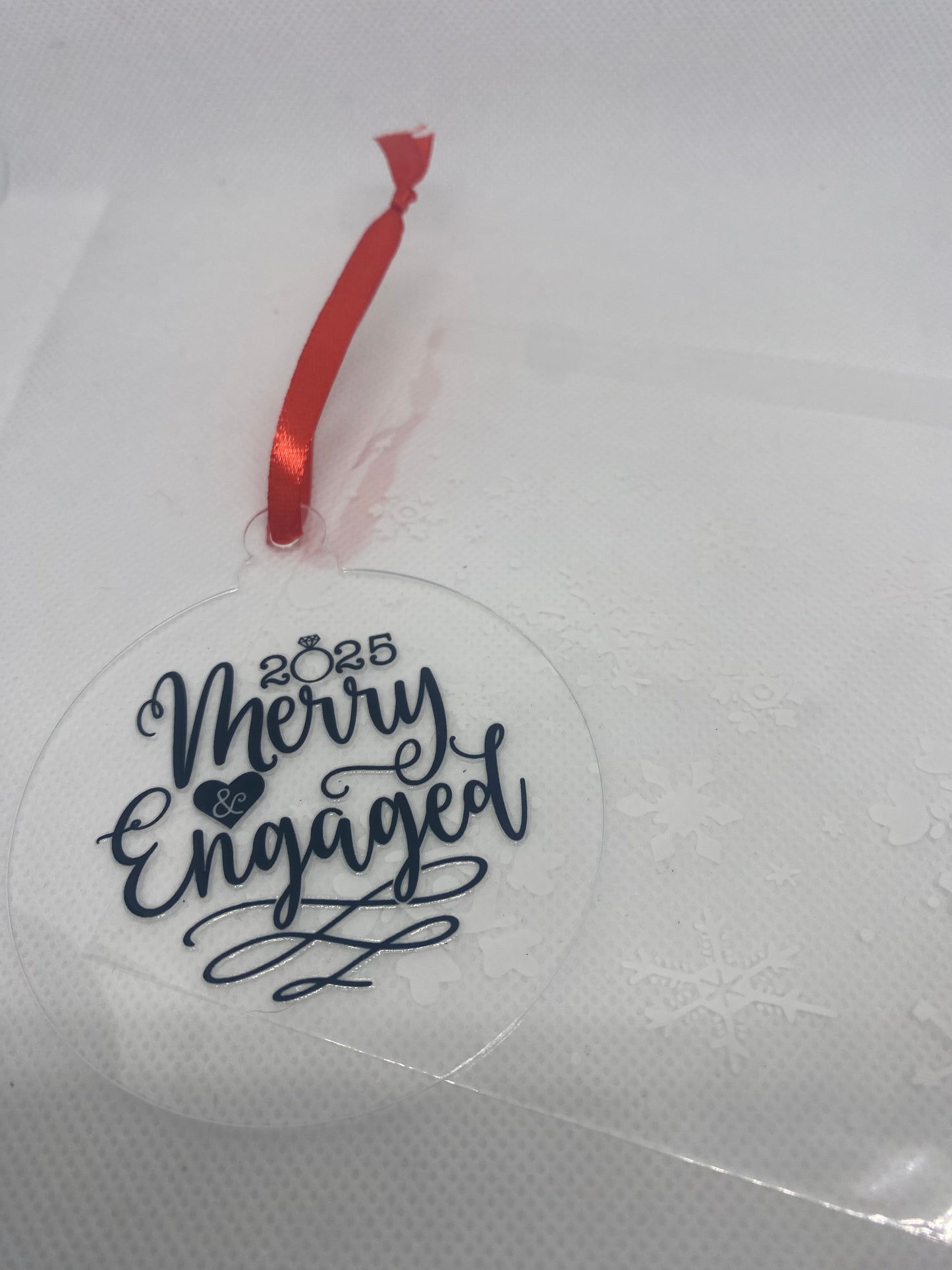 2D Christmas tree baubles