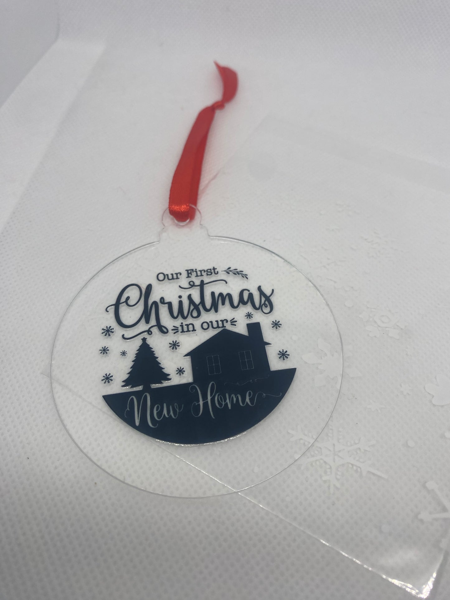 2D Christmas tree baubles