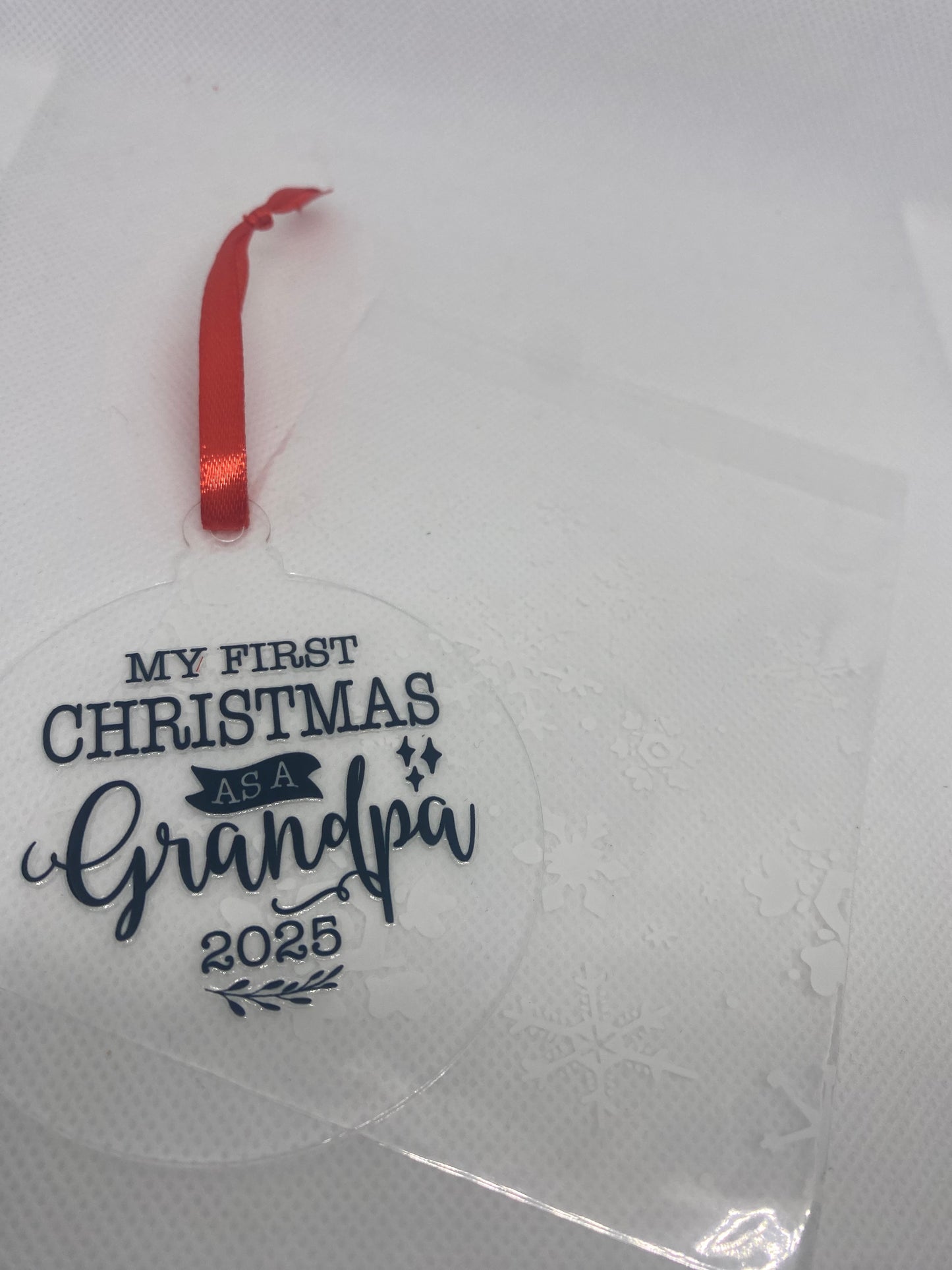 2D Christmas tree baubles