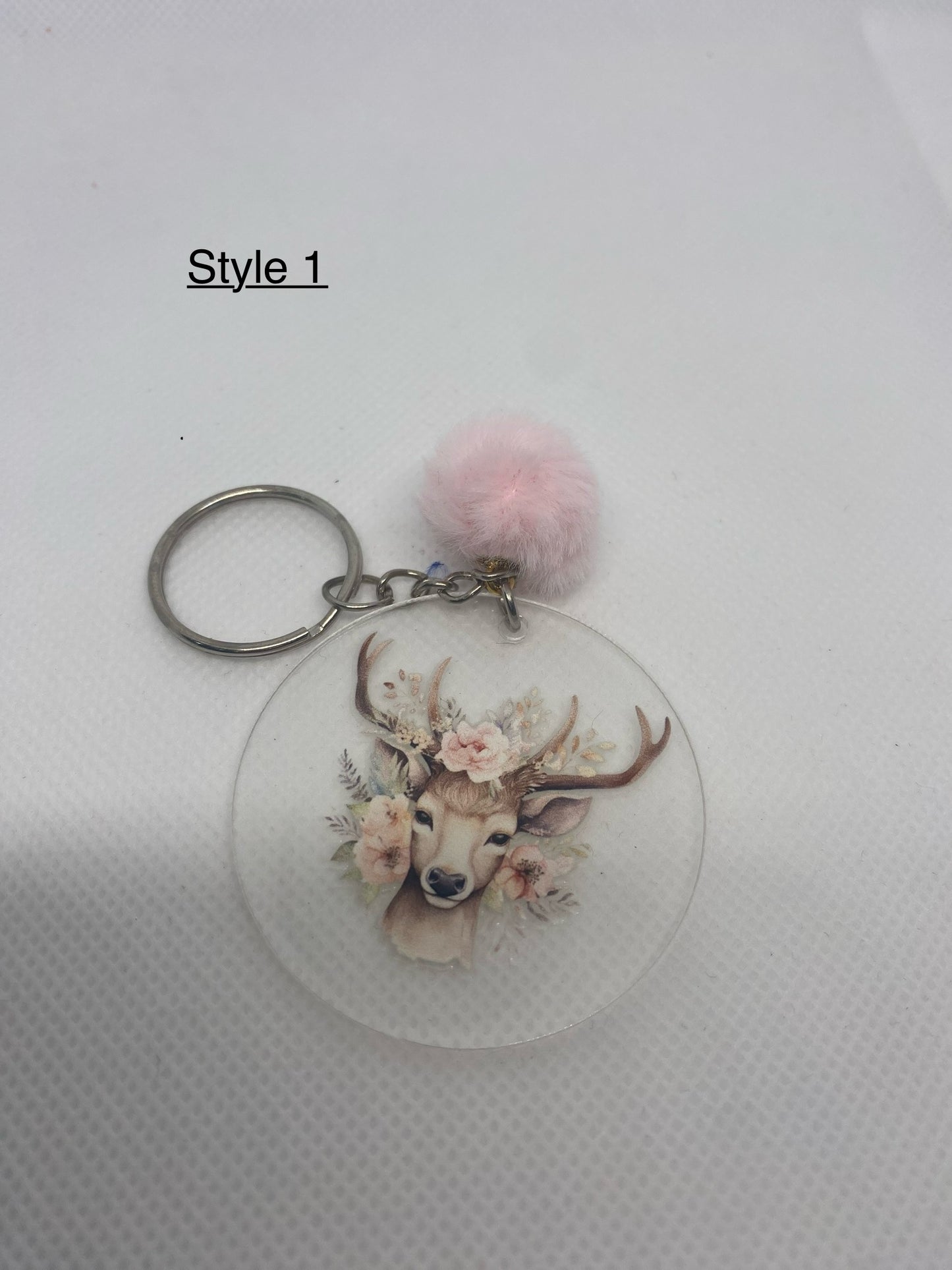Stag head keyrings