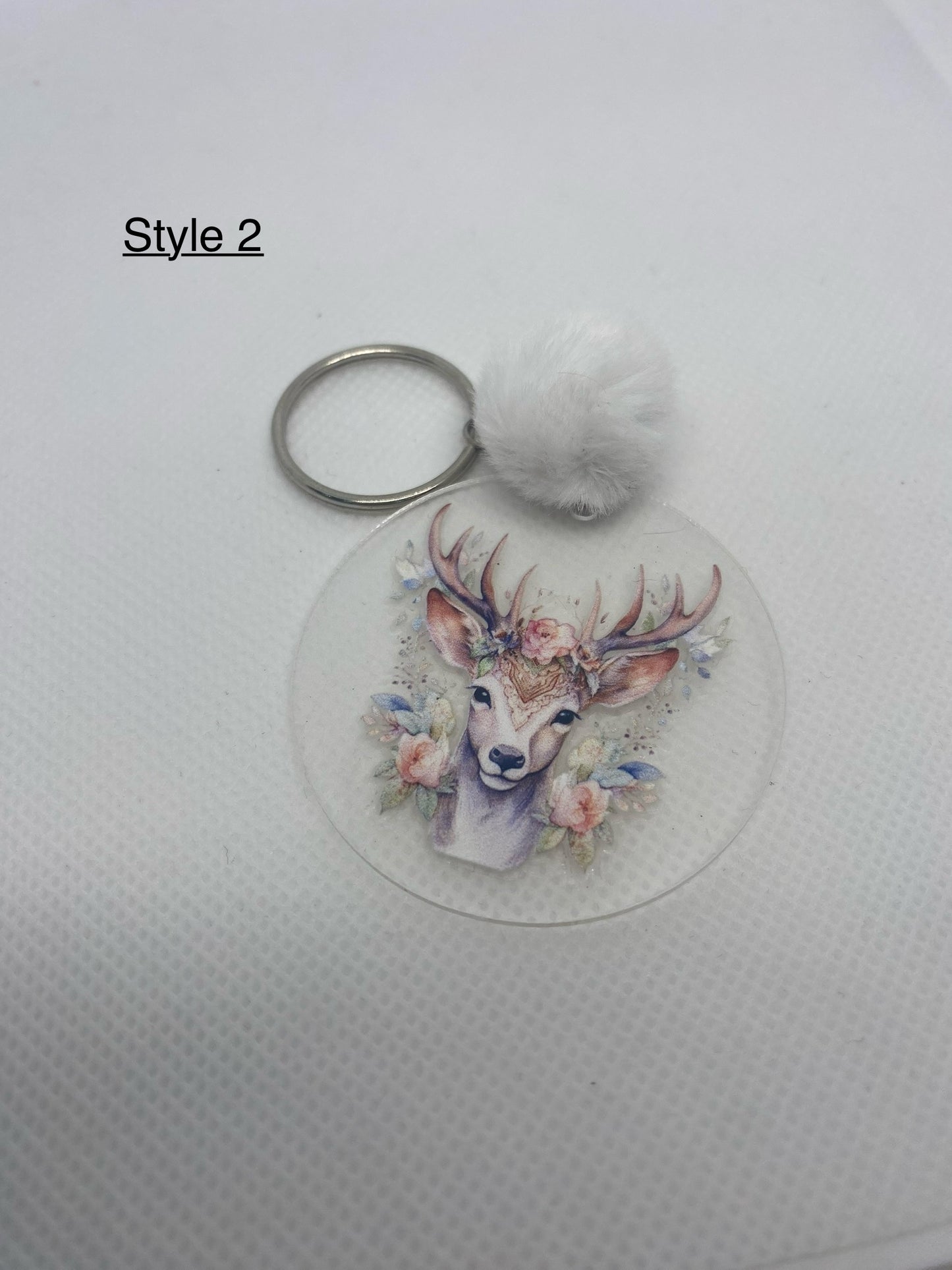 Stag head keyrings