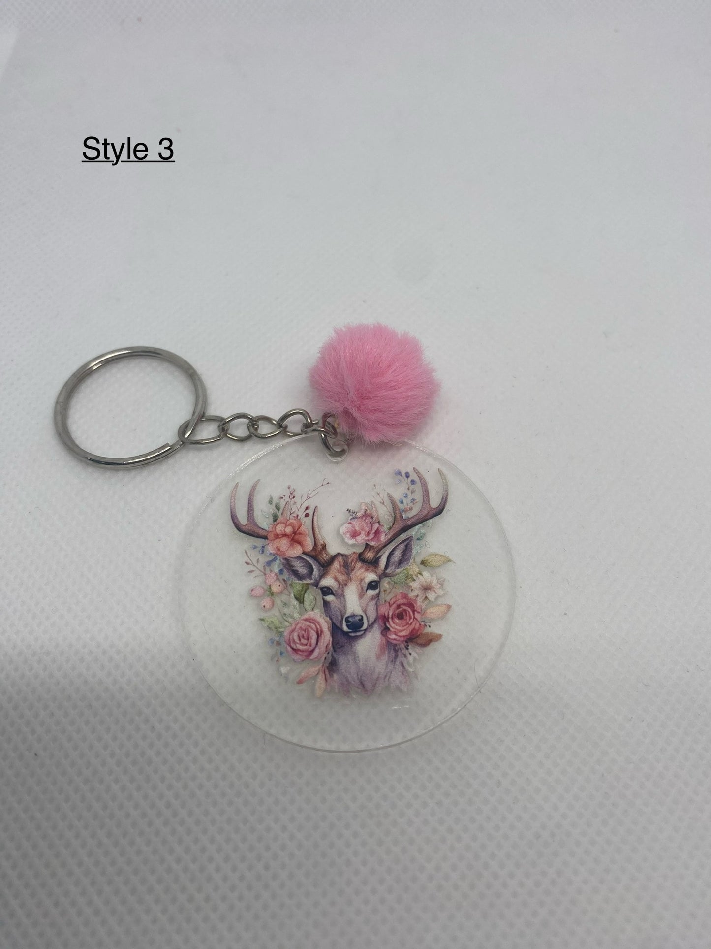 Stag head keyrings