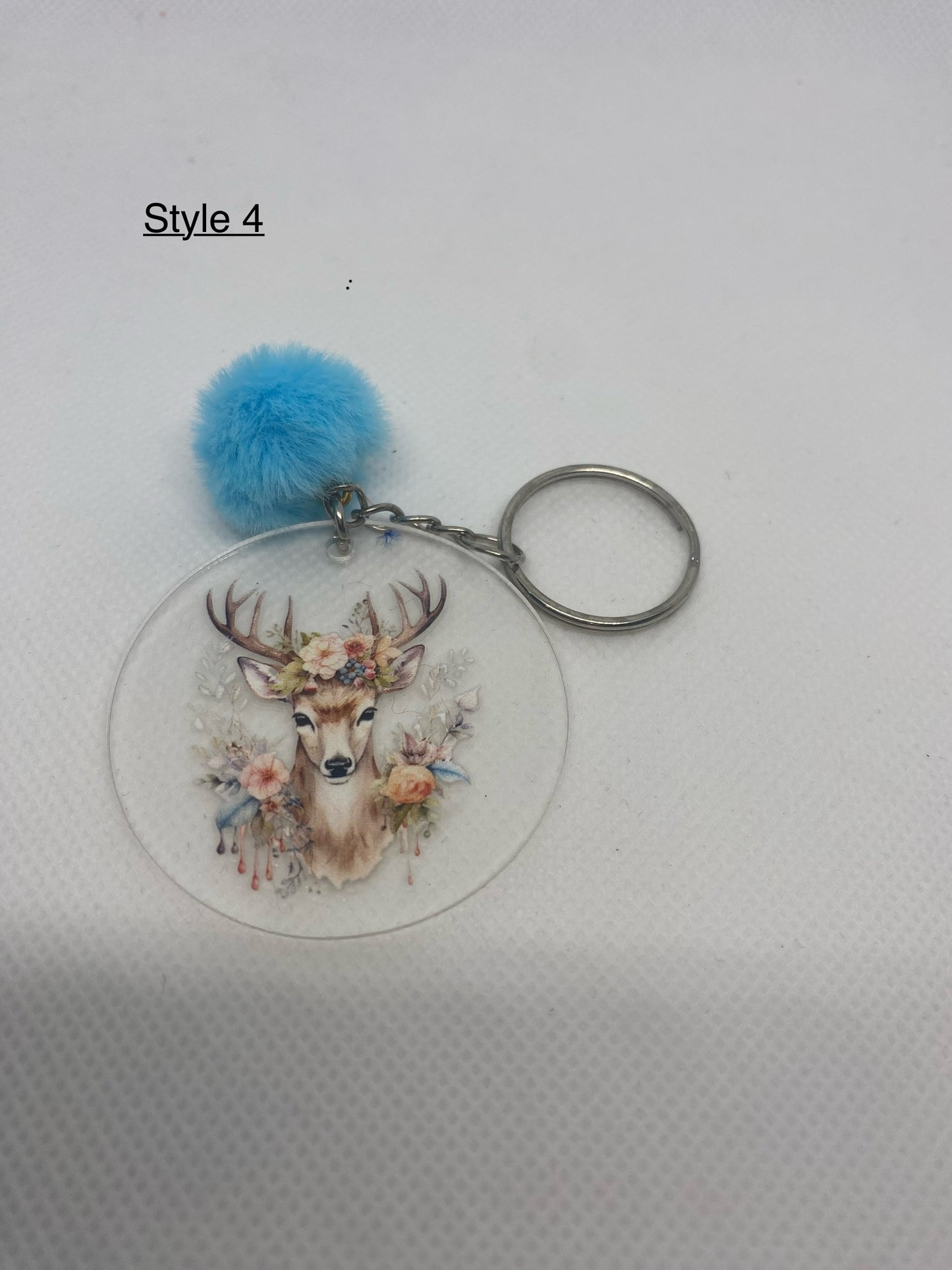 Stag head keyrings