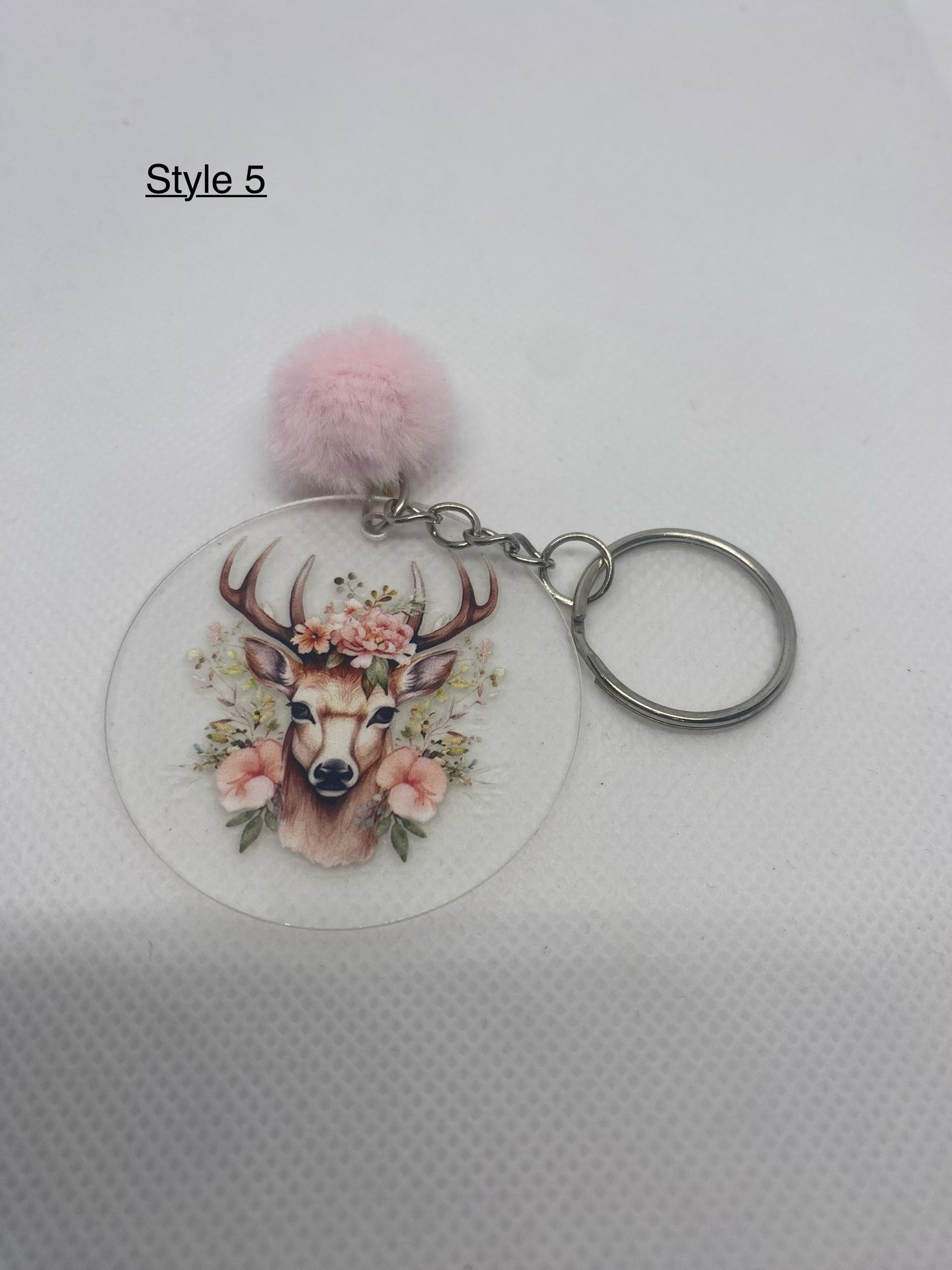 Stag head keyrings