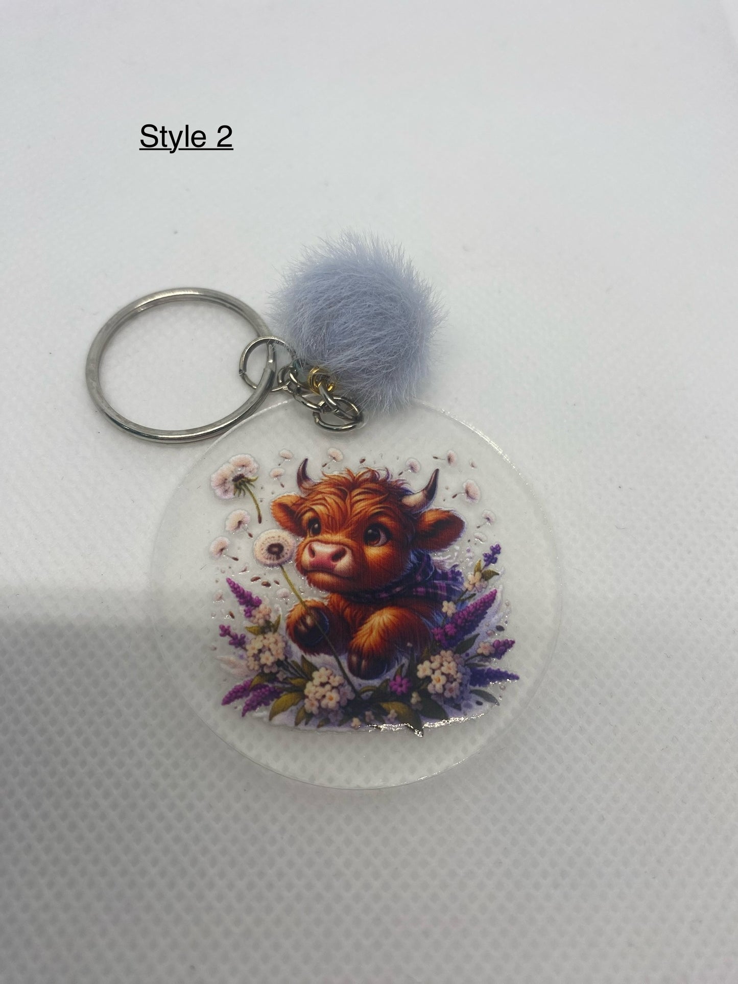 Highland cow keyring’s