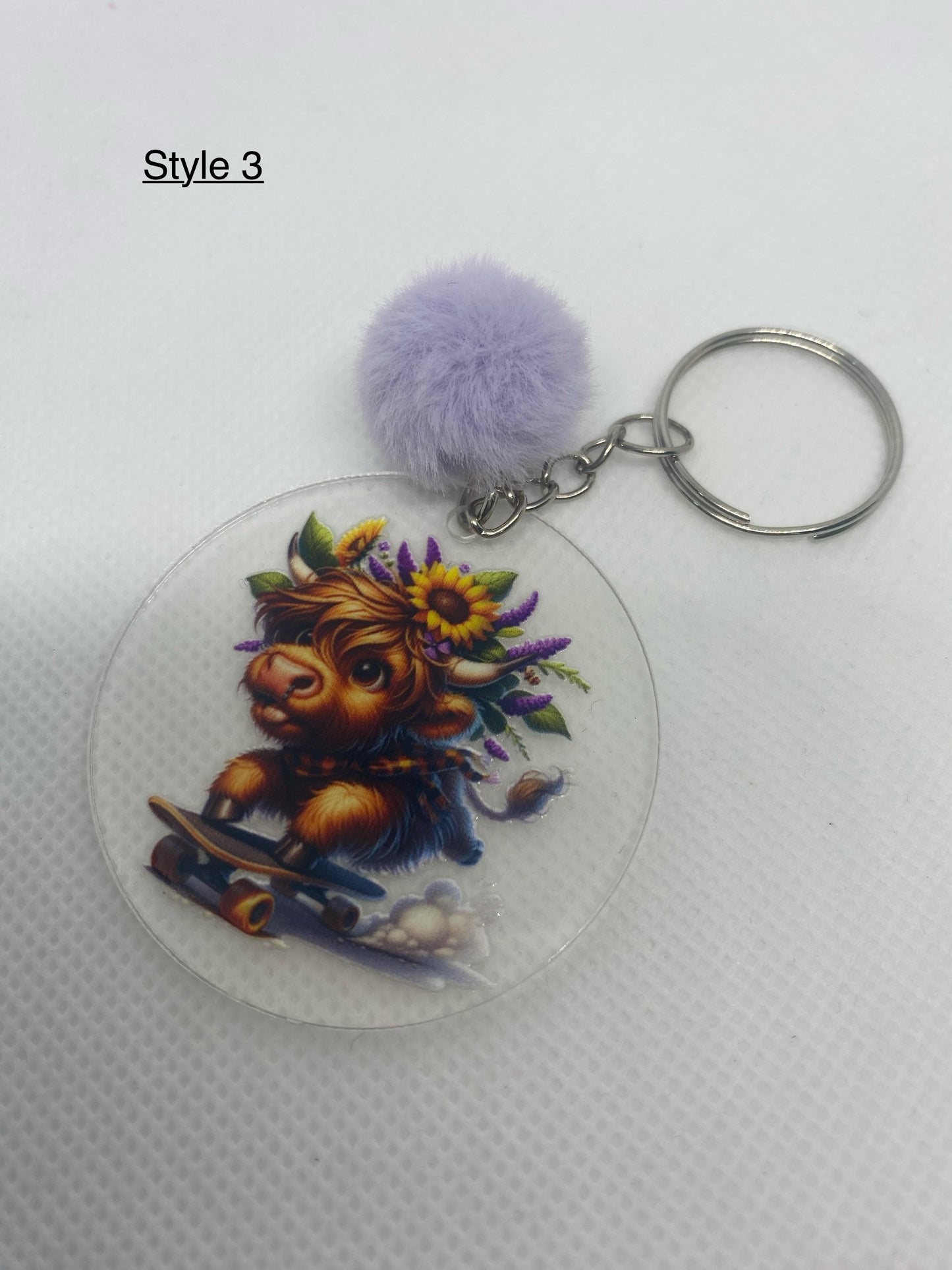 Highland cow keyring’s