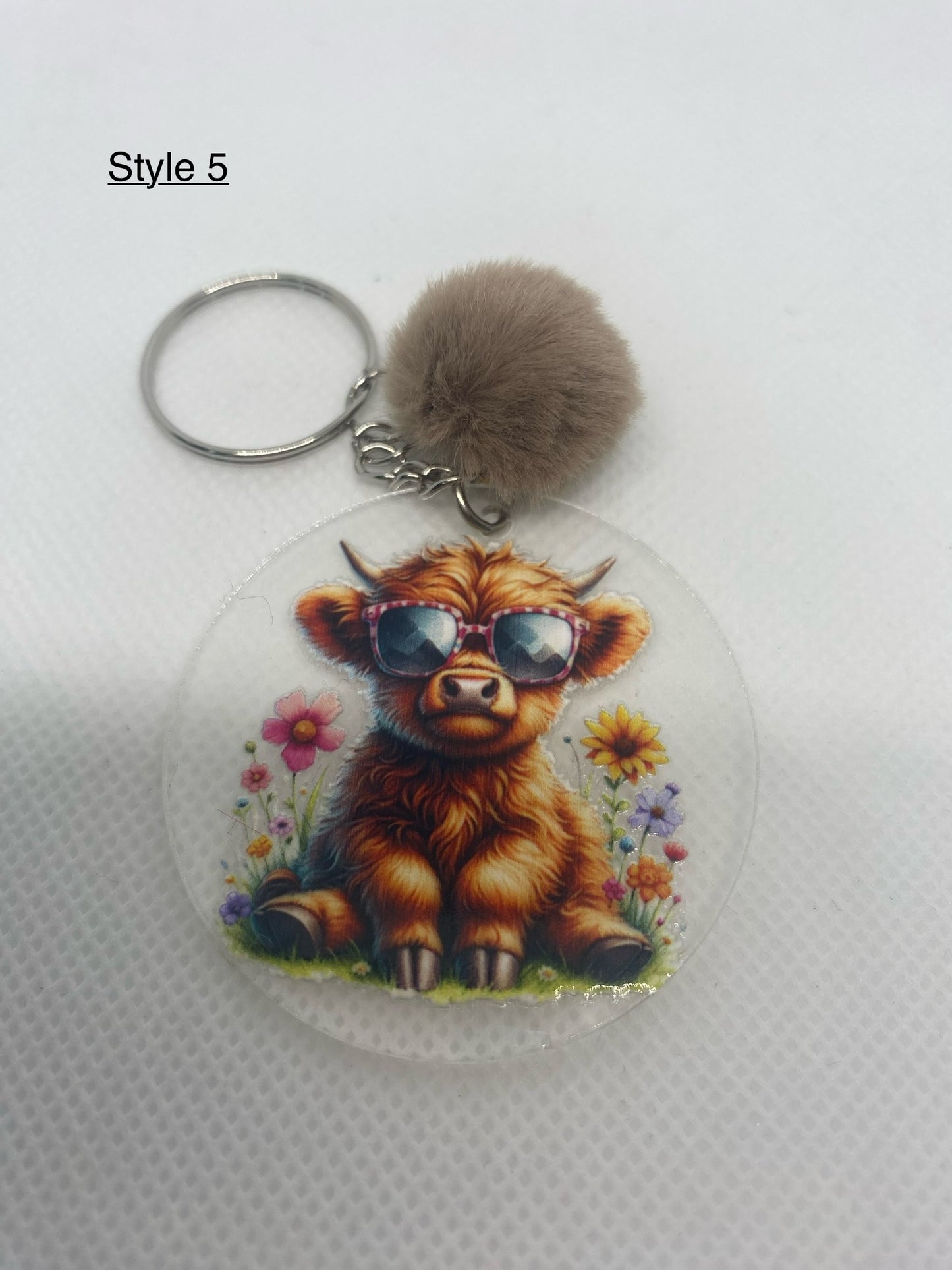 Highland cow keyring’s