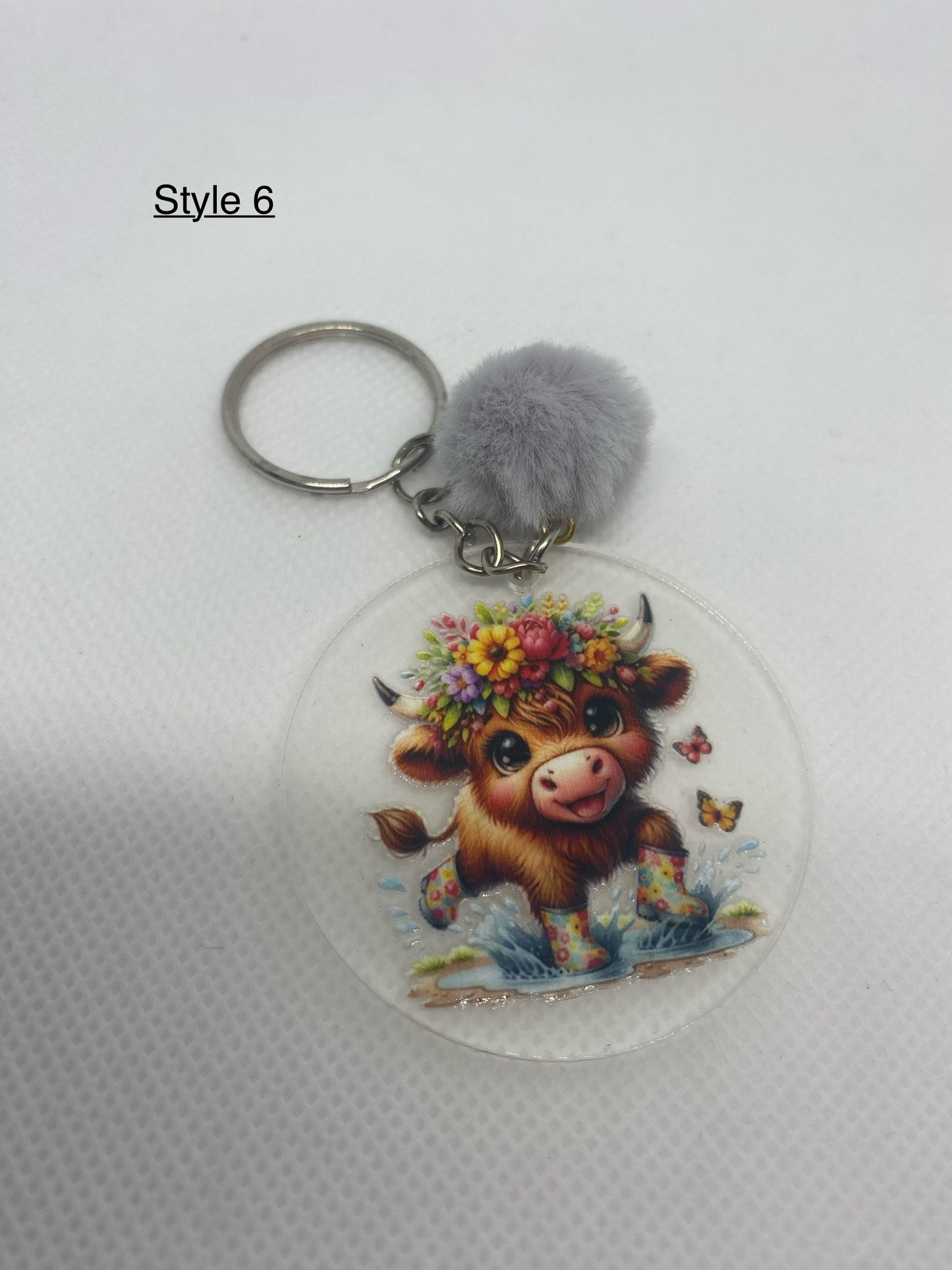 Highland cow keyring’s