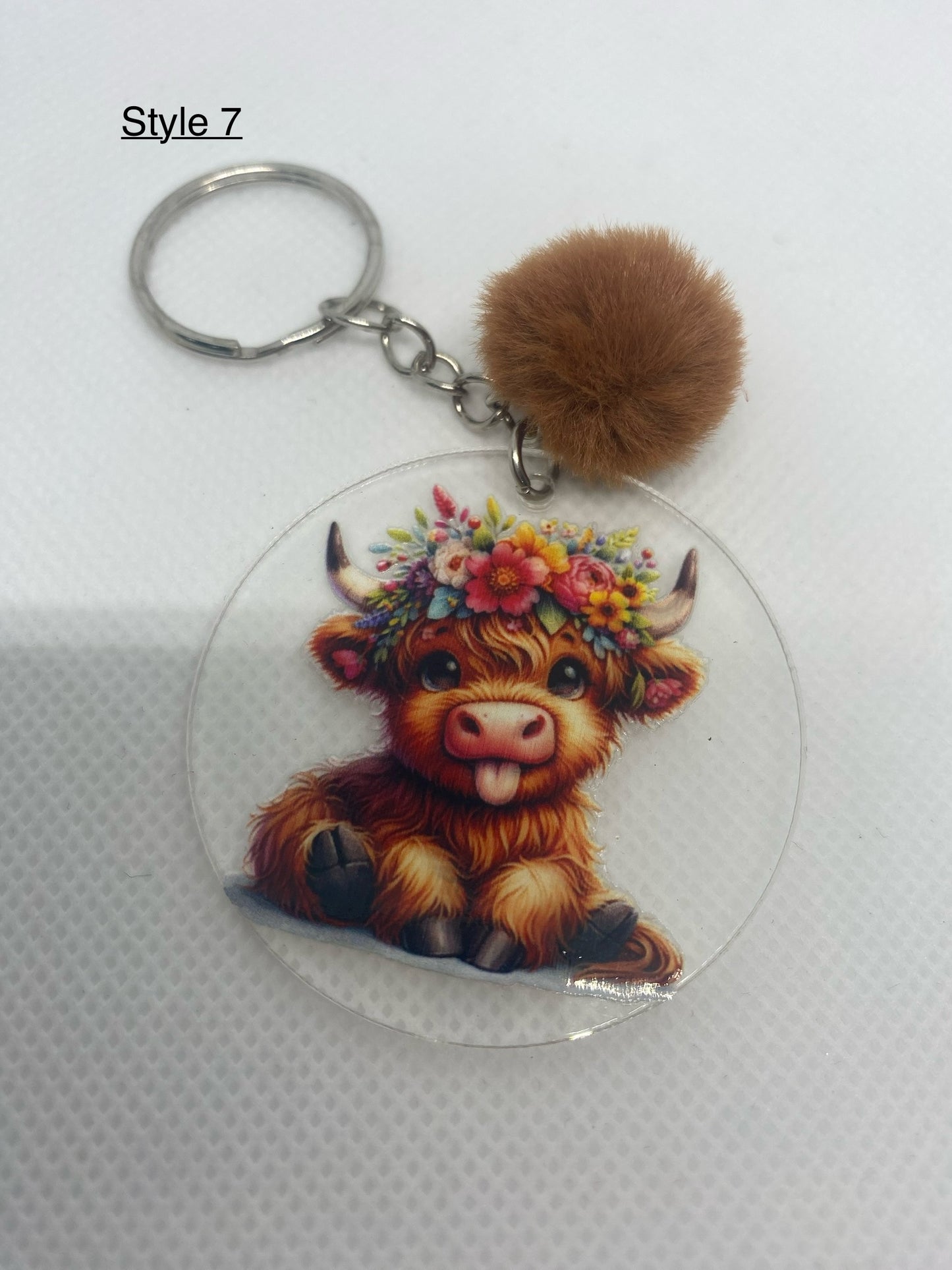 Highland cow keyring’s