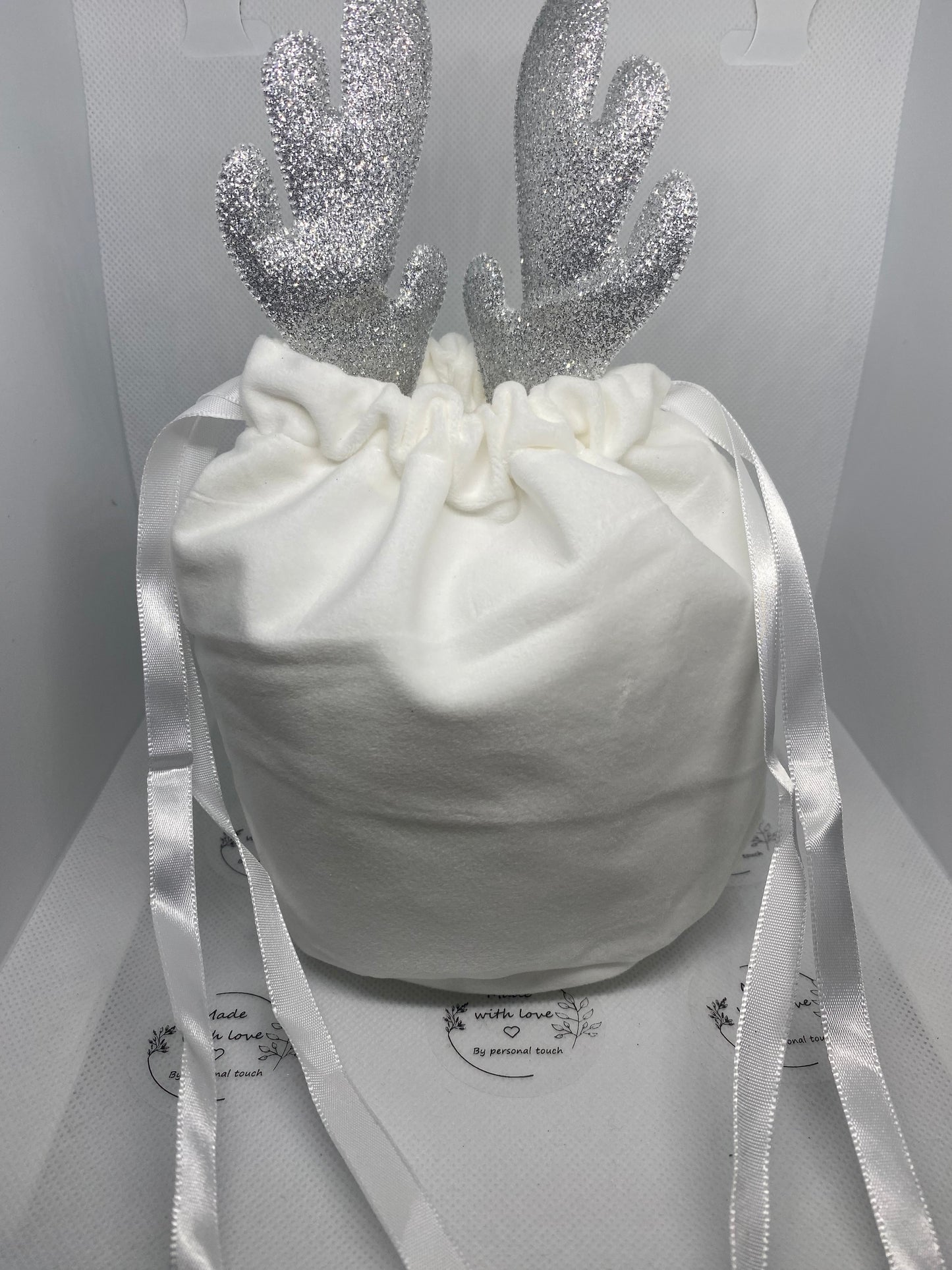 Personalised Large reindeer bag